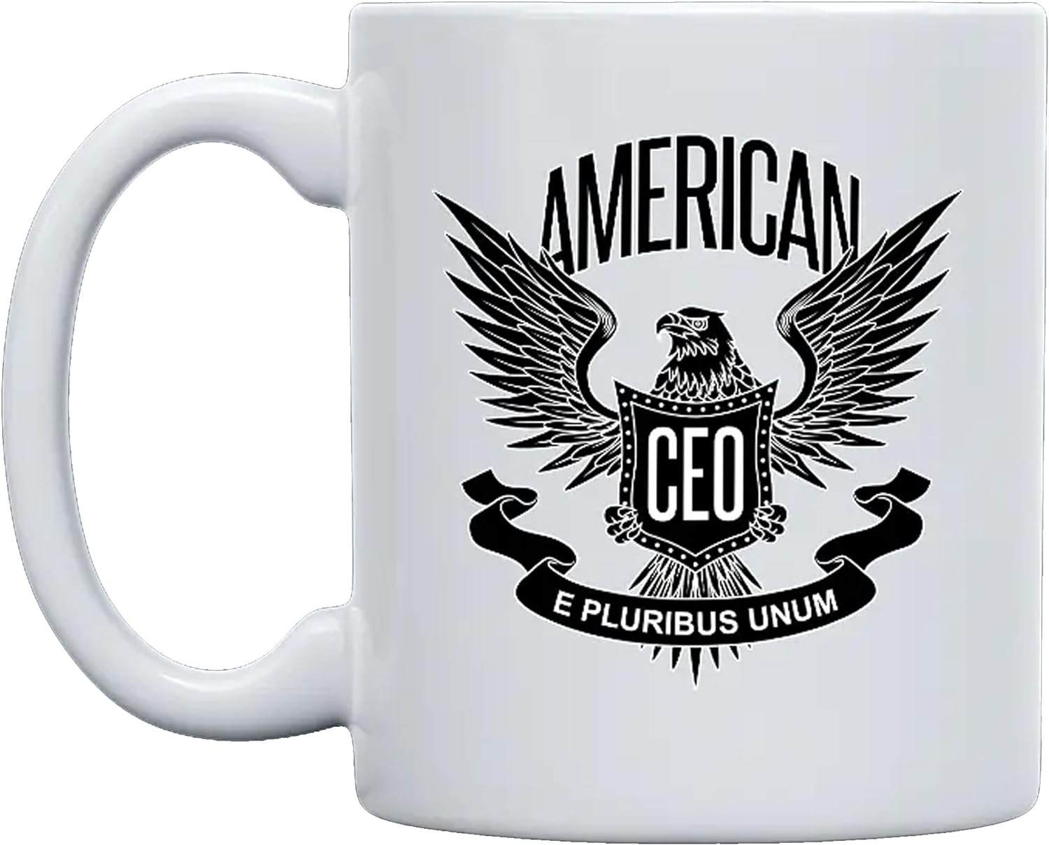 THE CEO 11oz Stylish Coffee Mug - Boss Crown (White) – TheCEO.Store