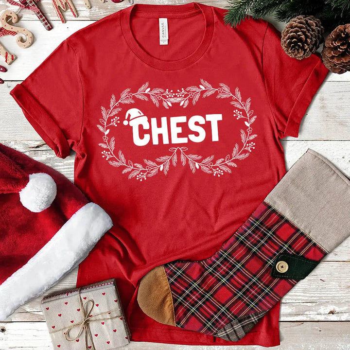 Chest + Nuts Christmas – DTF Transfer for Shirts