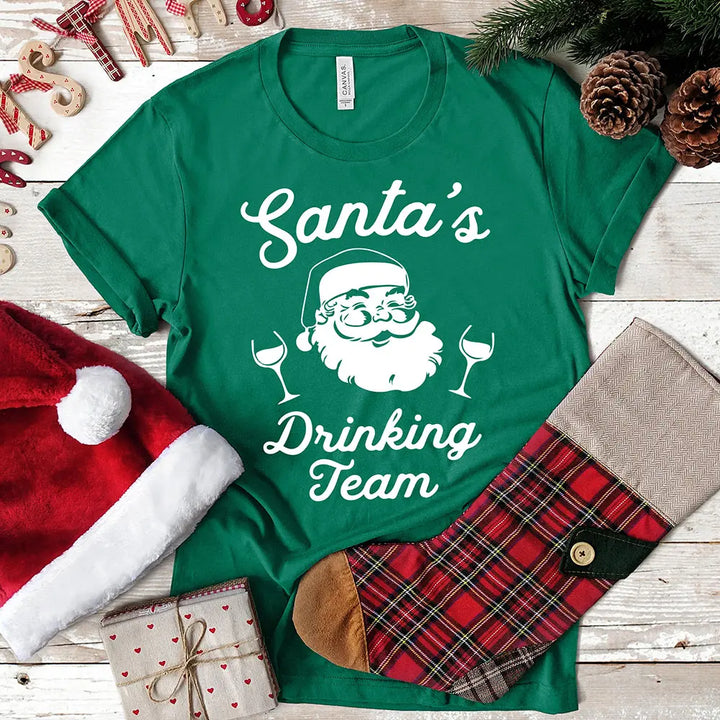 Christmas Santa’s Drinking Team – DTF Transfer