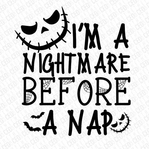 Nightmare Before a Nap Youth – DTF Transfer
