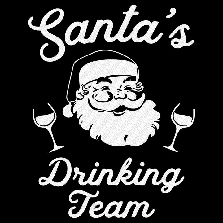 Christmas Santa’s Drinking Team – DTF Transfer