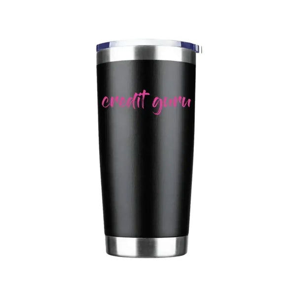 Credit Guru 20oz Insulated Vacuum Sealed Tumbler