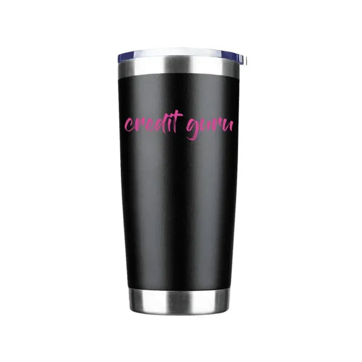 Credit Guru 20oz Insulated Vacuum Sealed Tumbler