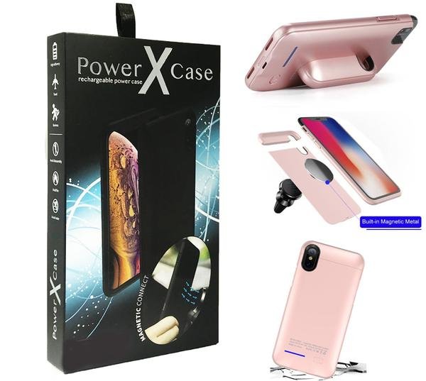 iPhone XR POWER X Battery Case 4200mAh With Magnetic Kickstand