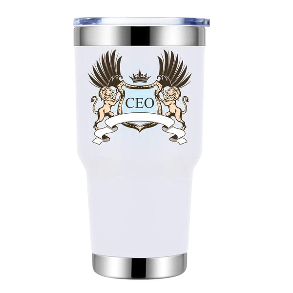 CEO Lion Crest  30oz Insulated Vacuum Sealed Tumbler