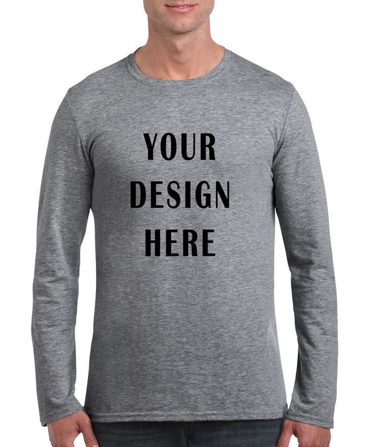 Customizable Premium Men Long Sleeve Shirt