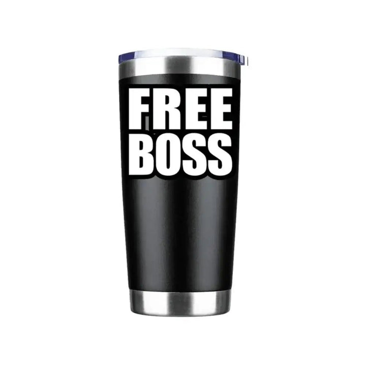 Free Boss 20oz Insulated Vacuum Sealed Tumbler