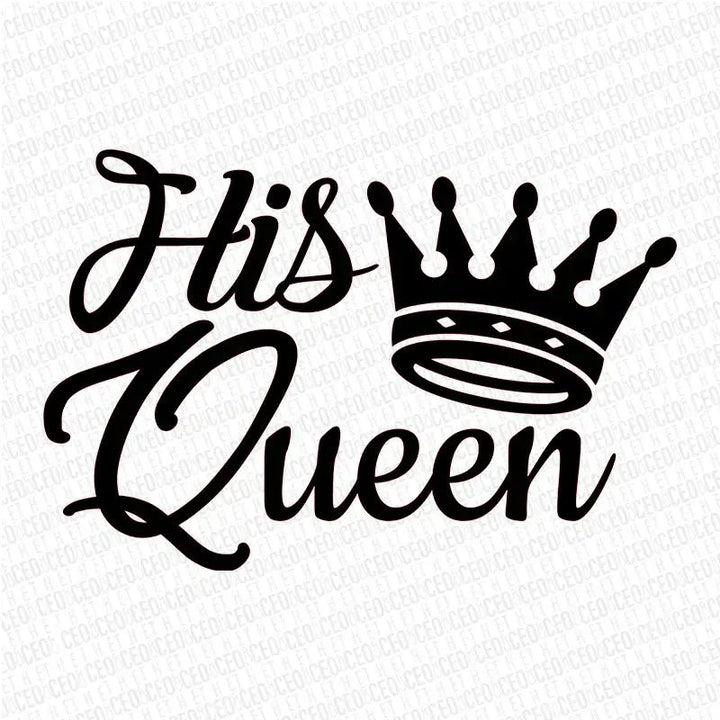 His Queen & Her King – DTF Transfer Set