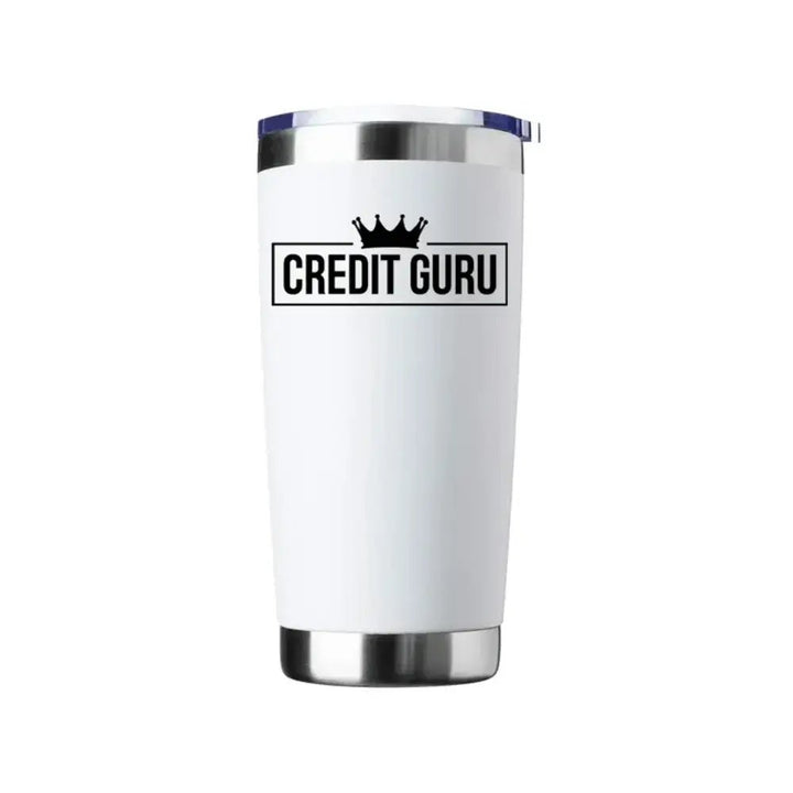 Credit Guru 20oz Insulated Vacuum Sealed Tumbler