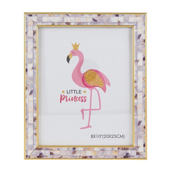 8x10 Marble Picture Frame with Gold Trim