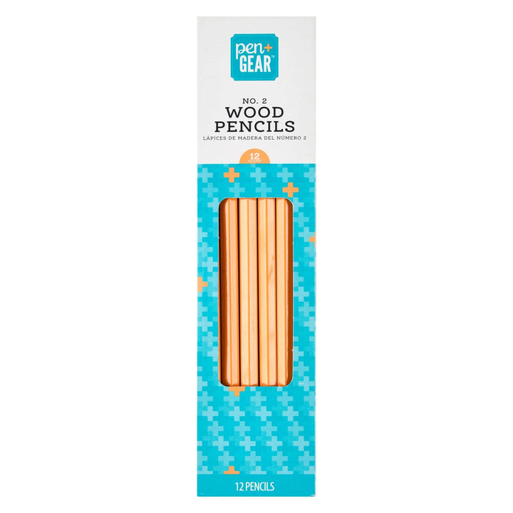 Pen+Gear No. 2 Wood Pencils, 12 Count