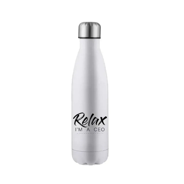 Relax I'm A CEO 17oz Stainless Steel Water Bottle