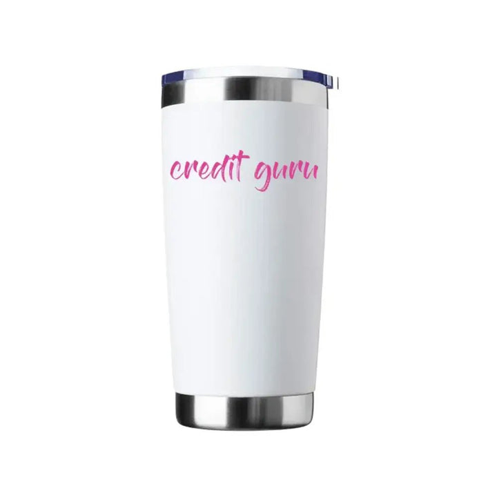 Credit Guru 20oz Insulated Vacuum Sealed Tumbler