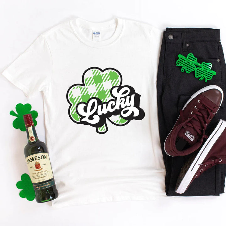 Plaid Lucky Green St. Patty’s – DTF Transfer