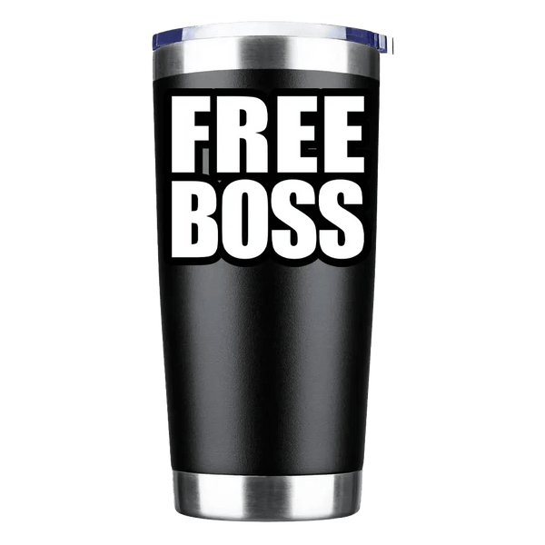 Free Boss 20oz Insulated Vacuum Sealed Tumbler