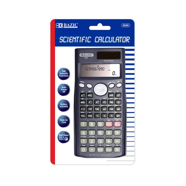 240 Function Scientific Calculator w/ Slide-On Case