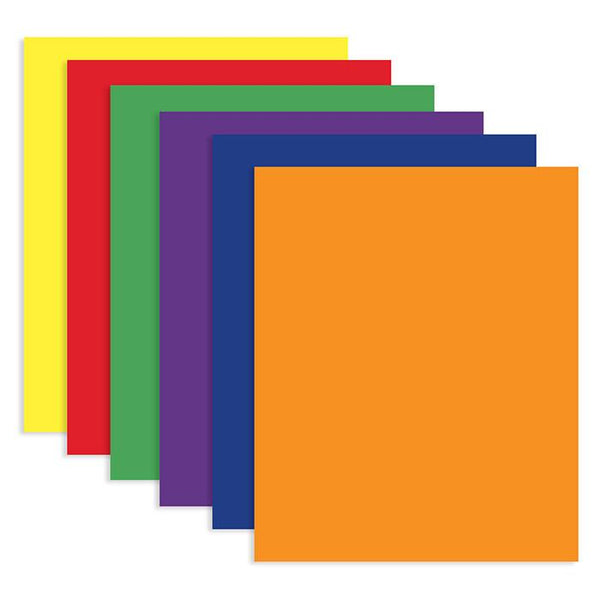 Assorted Color 2-Pockets Portfolios - 1 Random Color
