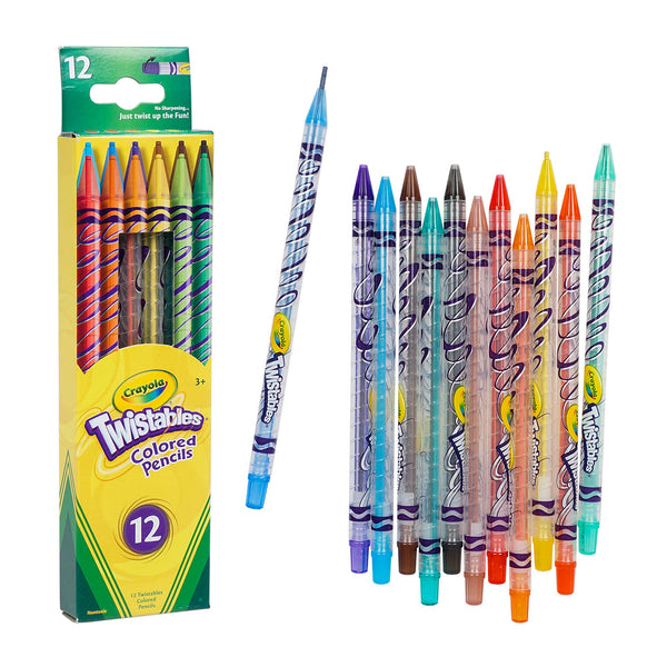 12ct Crayola Twistable Color Pencils