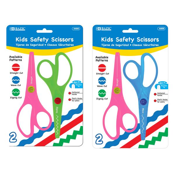 5 1/2" Kid's Safety Scissors (2/Pack)