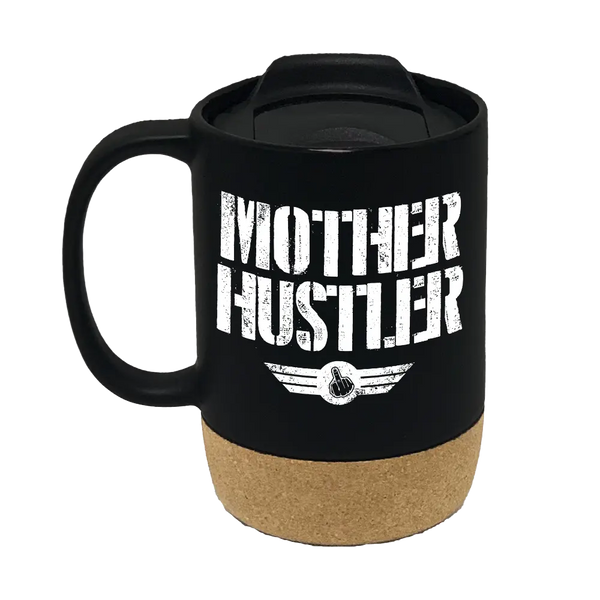 Mother Hustler 15oz Insulated Ceramic Cup Cork Bottom Mug