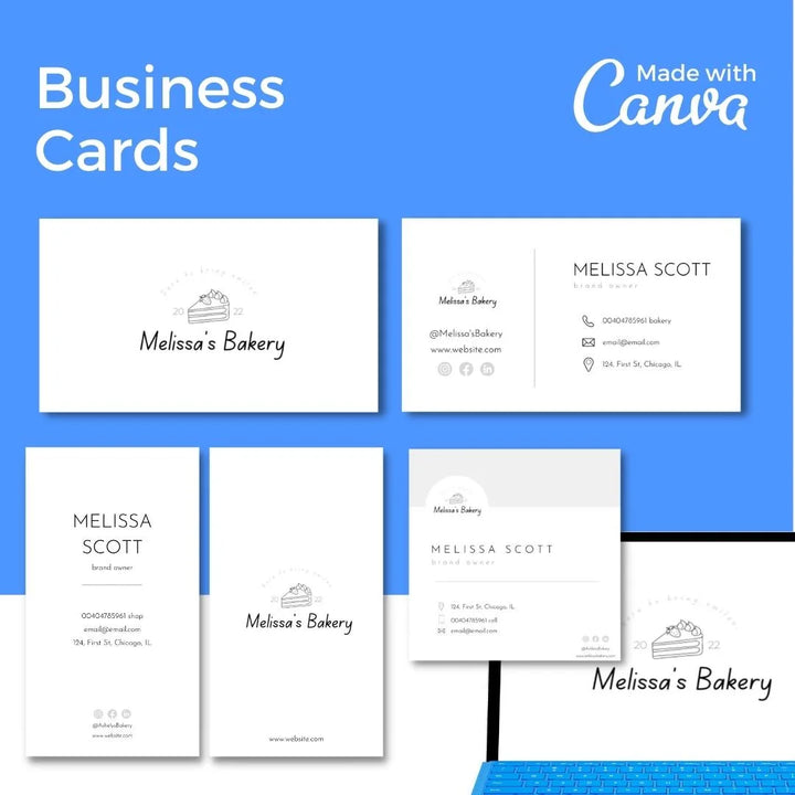 Downloadable Bakery Business Template Bundle