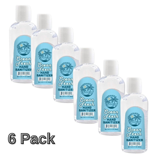 2 Oz Ocean Fresh Hand Sanitizer - 6 Pack