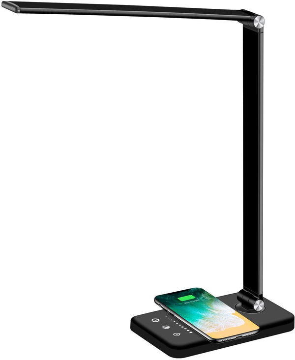 5 Lighting Mode LED Desk Lamp + Wireless Phone Charger