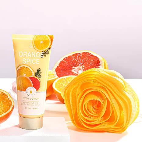 Body &amp; Earth Orange Spice 4 Pieces Gifts Set