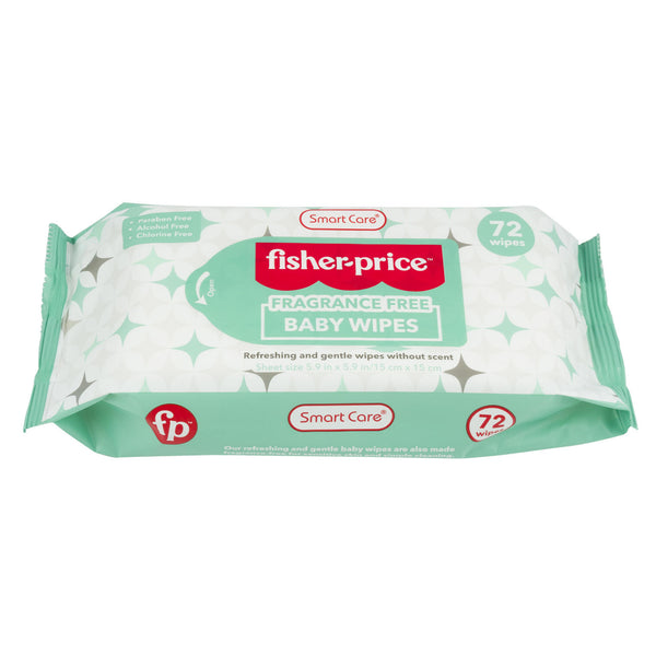 72ct Fisher Price Fragrance Free Baby Wipes