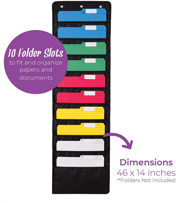 File Organizer With 10 Pockets