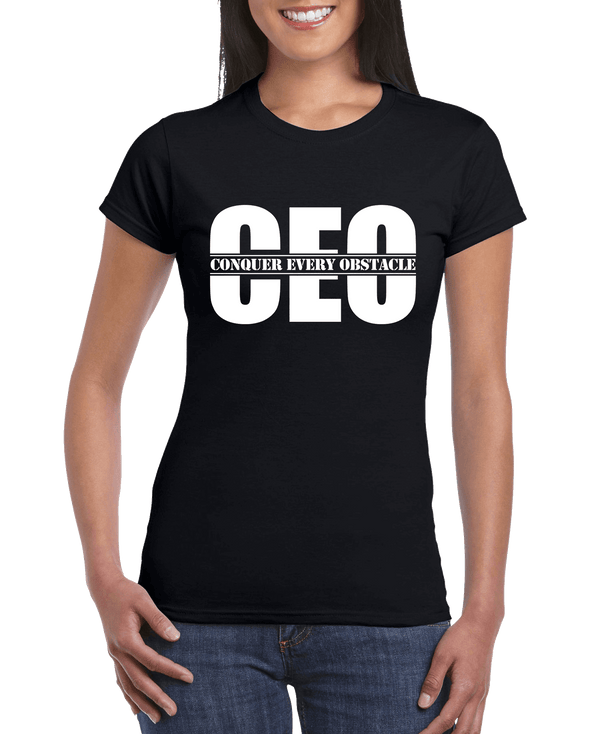 Conquer Every Obstacle CEO Women's Slim Fit Short Sleeve T-Shirt