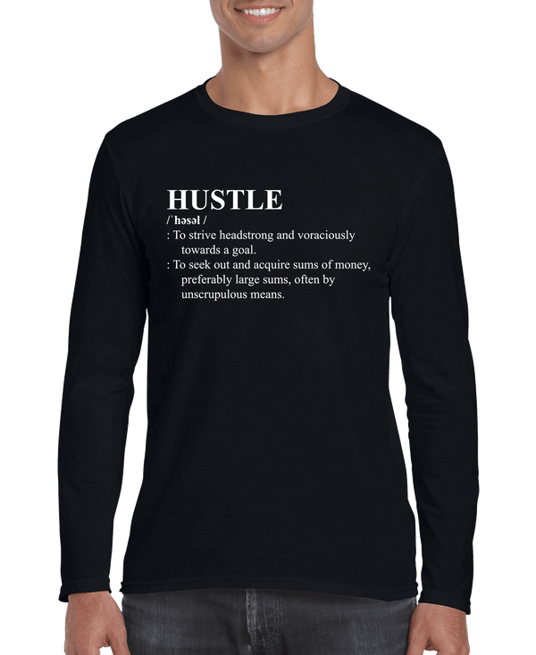 HUSTLE Definition Men's Long Sleeve Shirt
