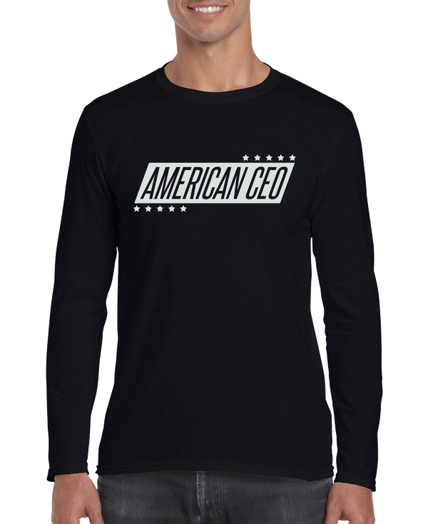 Ten Star American CEO Men's Long Sleeve Shirt