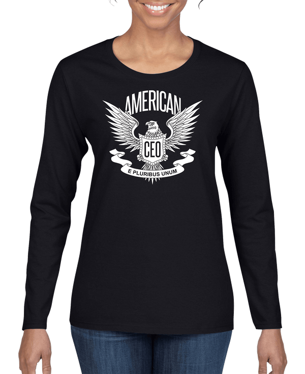 American CEO Patriotic Eagle Women's Long Sleeve Shirt