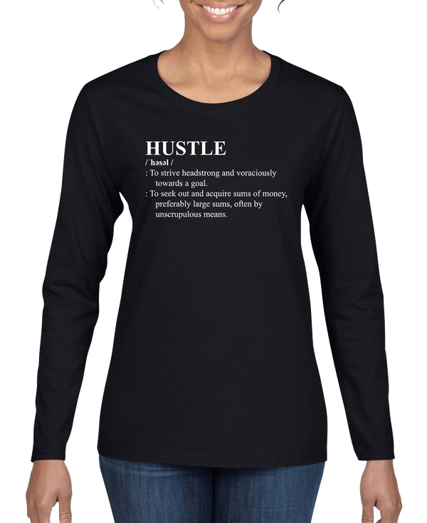 HUSTLE Definition Women's Long Sleeve Shirt