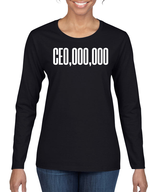CEO, 000, 000 Women's Long Sleeve Shirt
