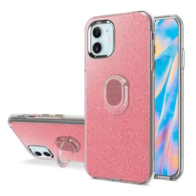 iPhone 12 Mini 5.4 Shimmering Ring Stand Case