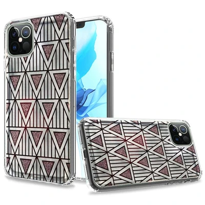 iPhone 12 6.1" Trendy Electroplated Hybrid Case