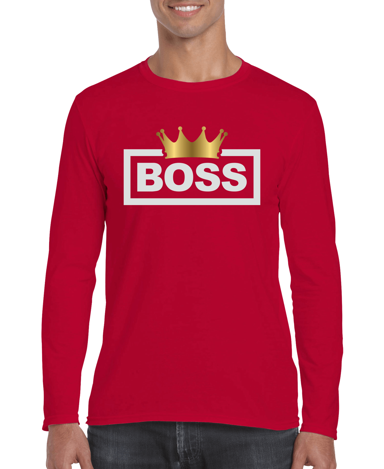 Boss Crown Men's Long Sleeve Shirt – TheCEO.Store