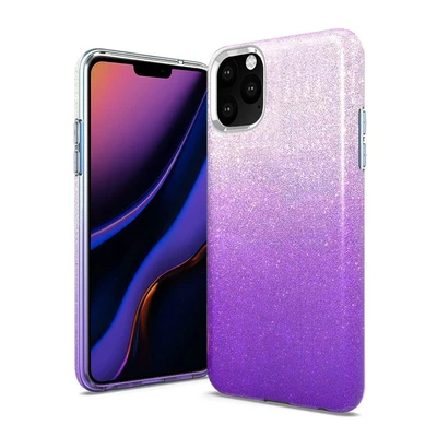iPhone 11 Pro Two Tone Glitter Hybrid Case