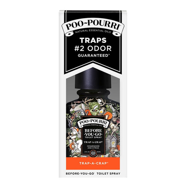 PooPourri Trap-A-Crap 2oz boxed  Cedarwood + Citrus
