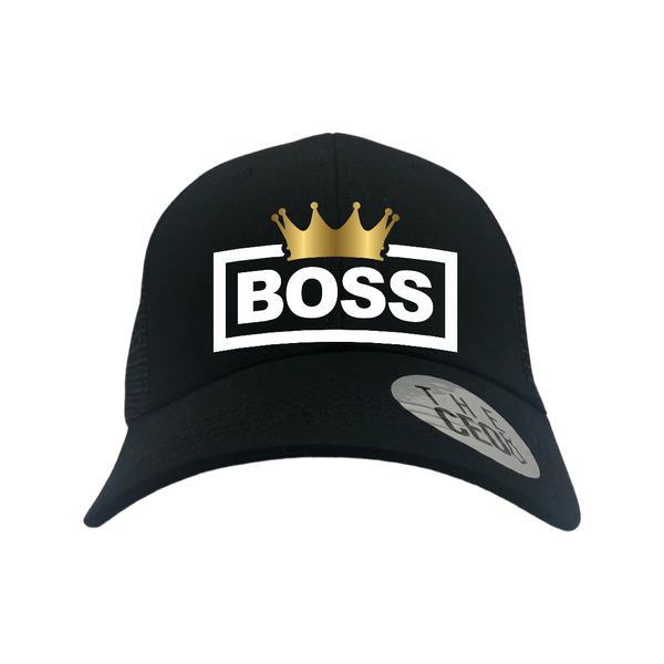 Boss Crown Embroidered Trucker Hat