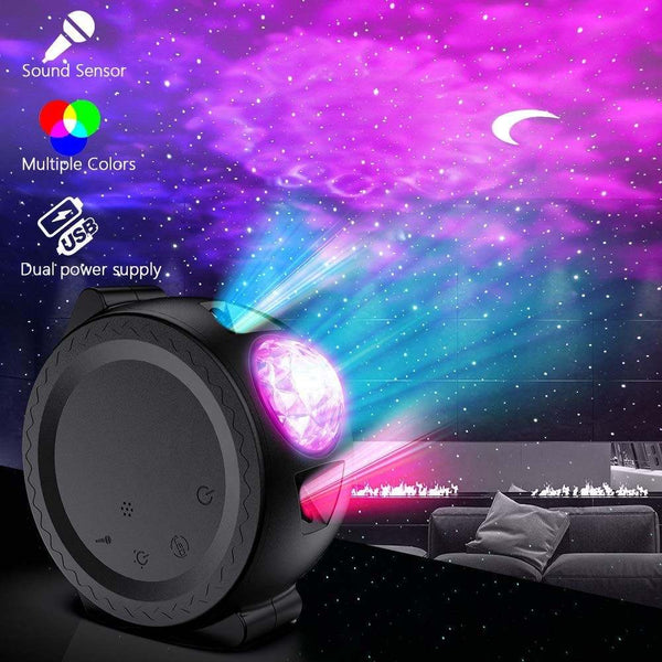 Alexa Compatible Laser Projector w/LED Nebula Cloud for Game Rooms, Home Theater, or Night Light Ambiance