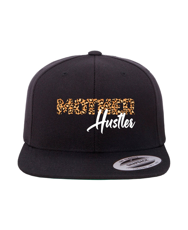 Mother Hustler Special Edition Embroidered Flat Bill Snapback Cap