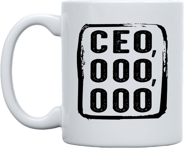 CEO,000,000 11oz Stylish Coffee Mug