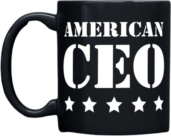 5 Stars AMERICAN CEO 11oz Stylish Coffee Mug